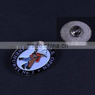 USA golf club Lapel pins ,soft enamel with nickel plated