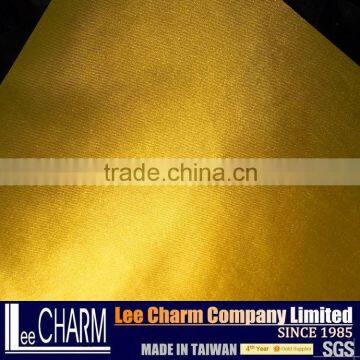 Luxury Silver Gold Satin Fabric Piece Dyed Material photo-3