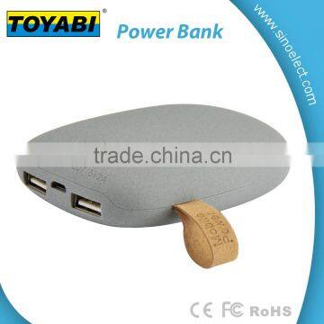 Portable Power Cobblestone Design With Dual USB Port Power Bank to Easy Carrying photo-6