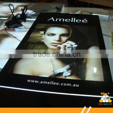 led lighted photo frame crystal light box