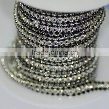 Rhinestone Close Cup Chain Rhinestone Roll Cup Chain