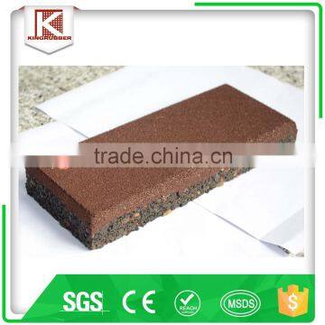 Rustic new insulation materials rubber deck tile