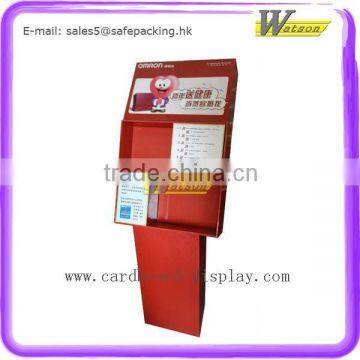 Supermarket Promotion Compartment Stand Paper Floor Gifts Display For LED photo-1