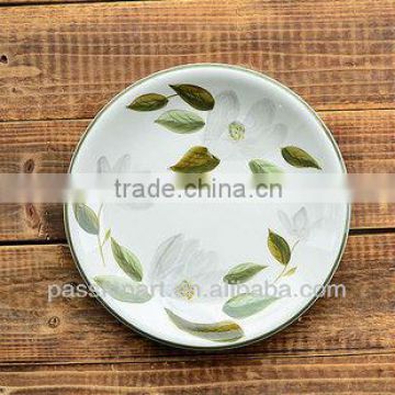 Art Design Hand Painting Ceramic Plate Model CP8139