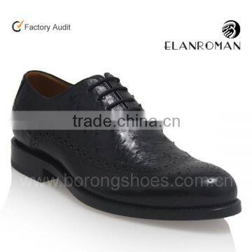 goodyear ostrich skin genuine leather shoes men