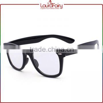 Laura Fairy Brand Names Wholesale Designer Unisex White Lens Black Sunglasses