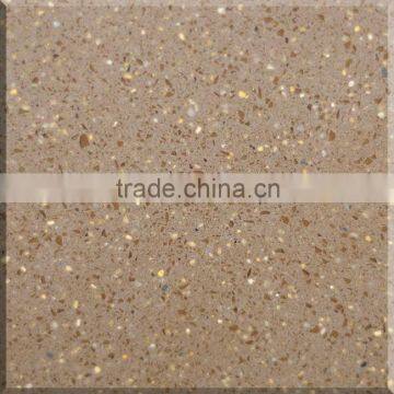 Golden Sand quartz stone for kitchen, living room, bathroom decoration