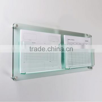 Wall Mounted Acrylic Literature Holder