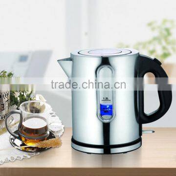 Jialian New Design JL-K867S 1.8L Automatic Shut off Electric Stainless Steel Wide Kettle with Plastic Handle