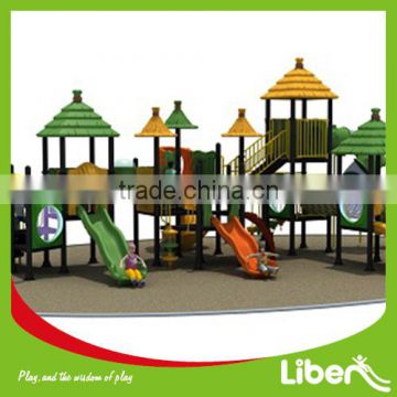 Kids Used Attractive Amusement Park With Spiral Tunnel,Plastic Outdoor Playground Equipment Items Games LE.DC.034