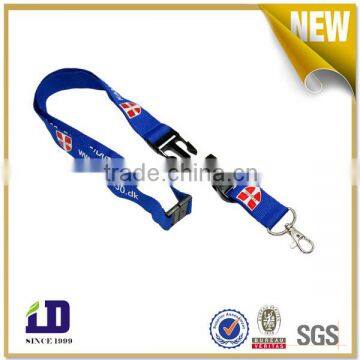 2015 Custom woven polyester luggage belt lanyard