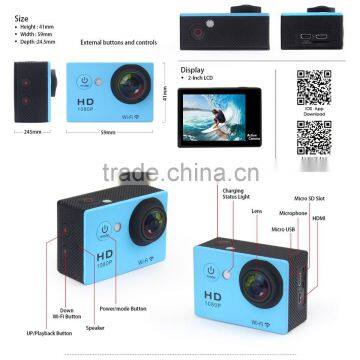 1080P Video WiFi and Remote Control Waterproof Sport Camera photo-5