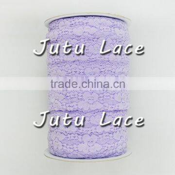 Elastic Lace - Lace Ribbon- Elastic by the Yard - Shiny Elastic - Stretch Lace - Stretchy White Lace photo-6