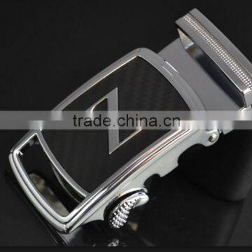 Men's Genuine Leather Belt with Auto Lock Buckle