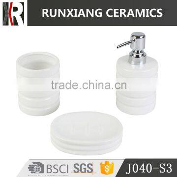 hot sale ceramic bathroom accessories set