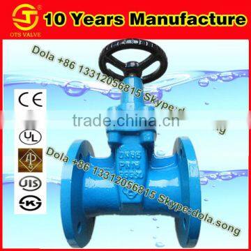 GV-DS011 ANSI/DIN non-rising stem cast iron gate valve dn80