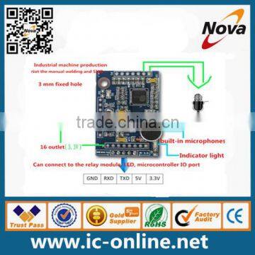 Hot Selling the Speech Recognition Module LD3320 Integration With Single Chip Microcomputer, IO Technical Support photo-2