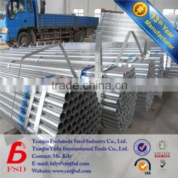 Non-secondary 32mm 6m Length Pre Galvanized Steel Pipe Manufacturer