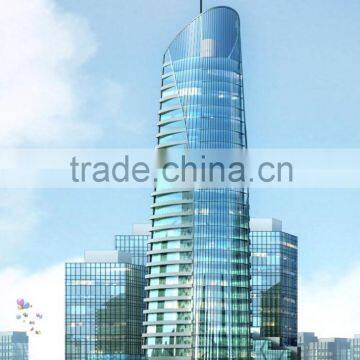 Hidden Alumiunm Frame Glass Curtain Wall photo-2