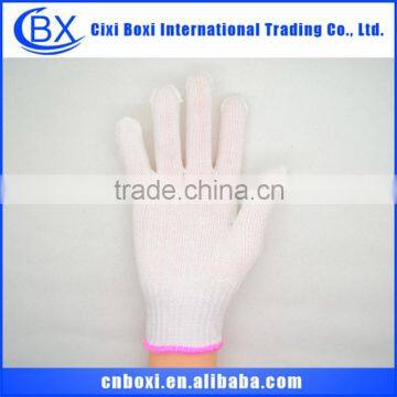 Comfortable China supplier high quality durable white cotton glove