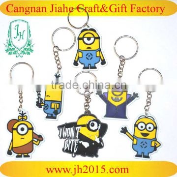 high quality wholesale keychain custom design 3d pvc rubber keychain making