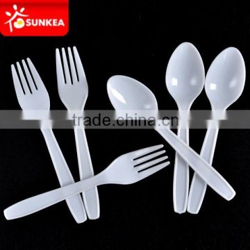 Plastic lunch box spoon and fork