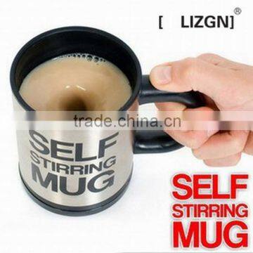 Automatic Electric Self Stirring Mugs Coffee Mixing Drinking Cup Stainless Steel