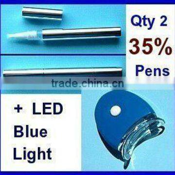 35% Carbamide Peroxide Whitening Pens with LED powerful Blue Light for home