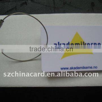 Customized Hard PVC Luggage Tags With Silicone Cord photo-6