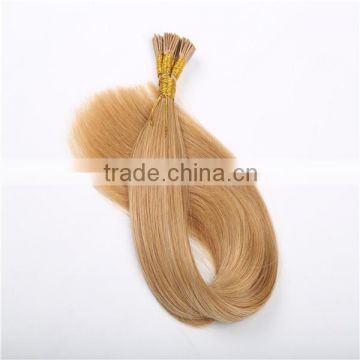 Hot sale 100% Human Brazilian I tip Hair Pre-bonded Remy Stick tip 1g/strand I Tip Hair Extension