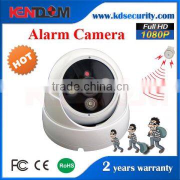 Kendom Special Design 2 megapixel HD Dome AHD,IP Alarm CCTV Camera Dome with color night vision ip camera