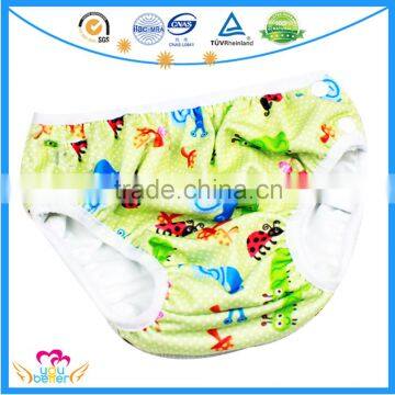 New Pattern Baby Swim Cloth Diapers Washable Reusable Swimsuits Infant Swimwear