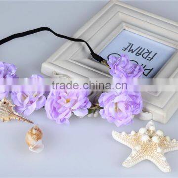 Summer Artificial Flower Headband For Girls,Boho Beach Flower Head Garland photo-6