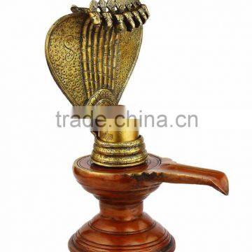 Shiva Lingam With Snake 13" photo-2