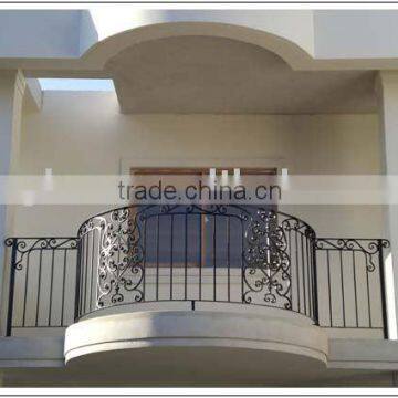 2013 Hot galvanized classical iron balcony fence