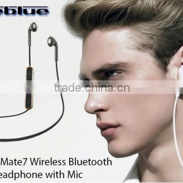 New Blutooth Headset Fineblue Mate7 Stereo Blutooth Headset Wireless Headphone Answer Call Listen Music Sport Headset