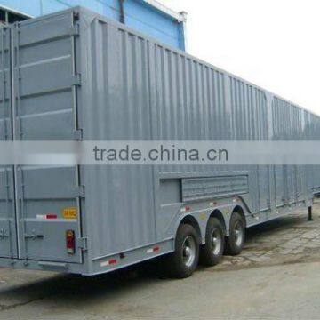 Van transportation semi trailer