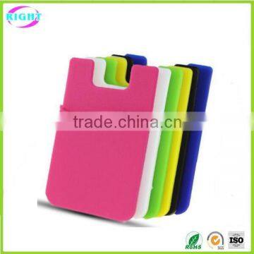 Wholesale 3m silicone mobile phone card holder