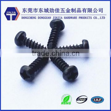 c1010 low carbon steel m3 pt screw black tapping screw