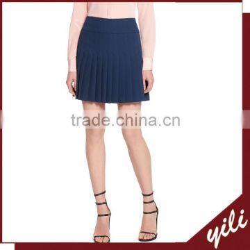 2014 New style short skirt pleat design for girls