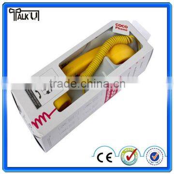 Hot selling mobile phone handset for iphone, Innovative Anti-Radiation plastic Bluetooth retro mobile/cell phone handset