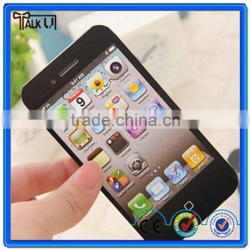 Adhesive removable phone shape sticky notepad/office memo note pad