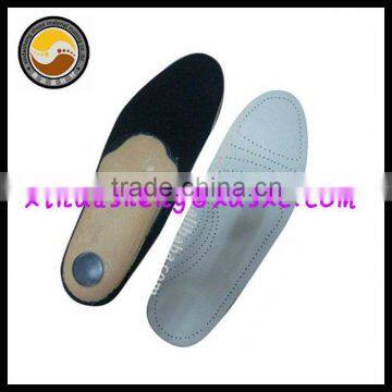 Latest sheep skin insoles leather Orthotic Insole