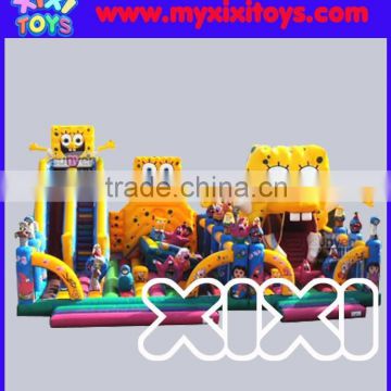 Interesting fun inflatable amusement fun city for kids