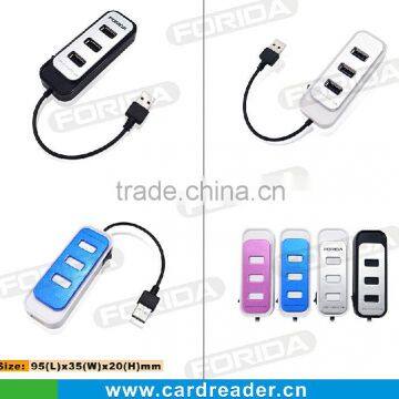 Forida Colorful Fashion Usb2.0 4 Por Hub photo-4