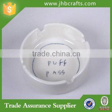 White Oil Painting Pocket Ashtray Home Decoration photo-4