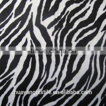 High quality 100% Polyester print minky fabric,velboa fabric