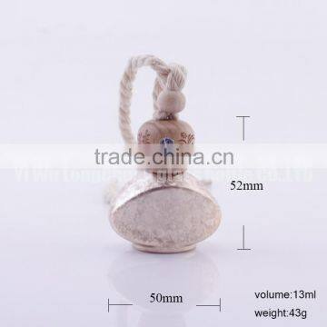 wholesale glass vial pendants car perfume bottle pendant