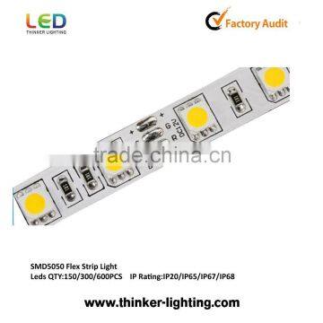 SMD5050 600leds/m IP20 Strip Yellow Color Can be Cuttable photo-2
