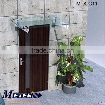 High quality clear tempered Laminated glass canopy